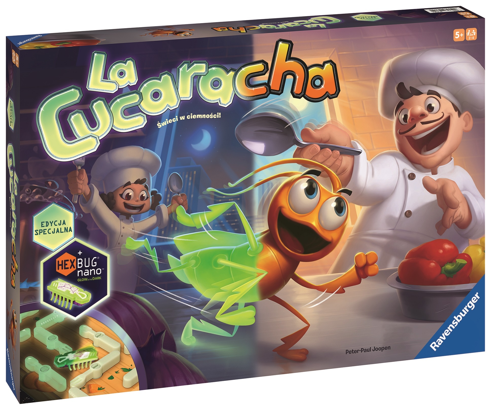 Spoločenská hra La Cucaracha od Ravensburgeru, nočná edícia